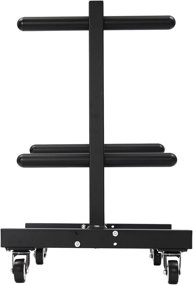 Plate Rack Tree, Large Compact Dumbbell Rack With H-shaped Base, Portable Vertical Mobile Dumbbell Piece Storage Holder Up to 1102.3lbs Load-bearing, Dumbbells Set Stand For Home Gym
