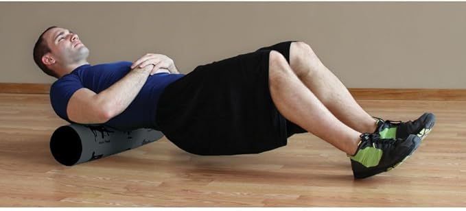 Prism Fitness 2 Foot Long Smart Recovery Self-Guided Muscle Recovery Roller for Flexibility and Warmups
