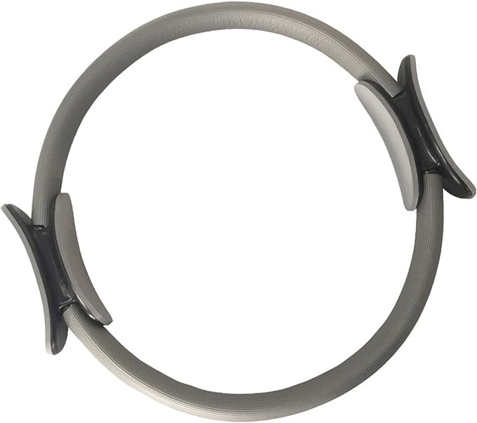Pilates Ring, Flexible Ring Fitness 14" Yoga Rings Magic Circle with Dual Padded Handles, Fitness Circle for Toning Arms, Thighs/Legs & Core Home Exercise Equipment