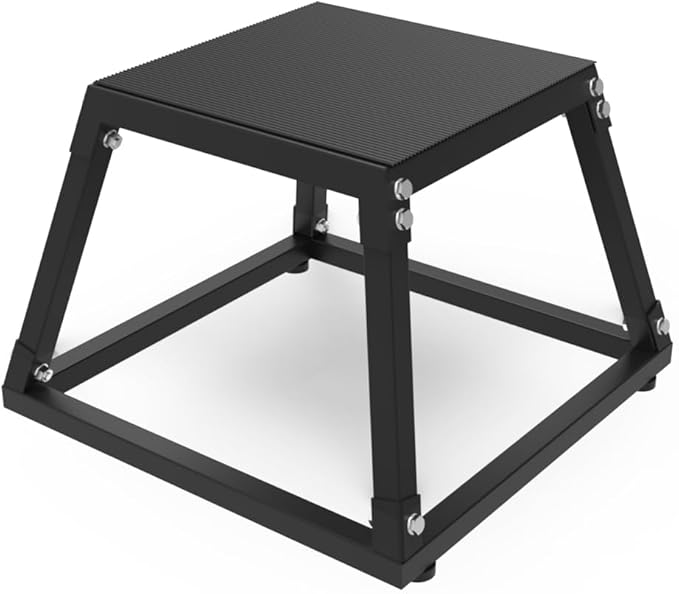 Plyo Box Jump Platforms, 12/18/24/30 Inch Single and Set Plyometric Jumping Box for Men and Women for Home Gym