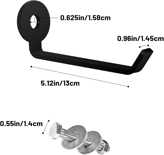 Squat Rack Barbell Holder, 4pcs Hook Attachments - Power Rack Storage Accessories, Resistance Band Holder