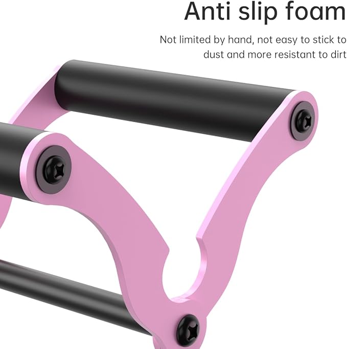 V Bar Landmine Handle Attachment for Barbell Bar, Solid Multi-Grip Landmine Handle Attachment with Non-Slip Rubber Handle, Fits Olympic Bars Strength Training Bars