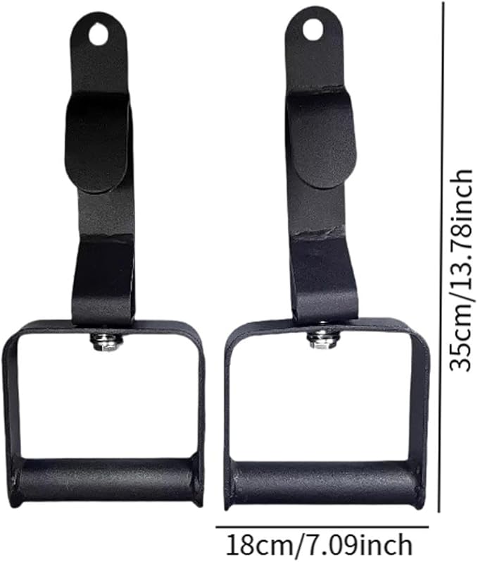 2X Pull up Handles Exercise Machine Attachment Non Slip LAT Pulldown Handle for Strength Training Resistant Bands
