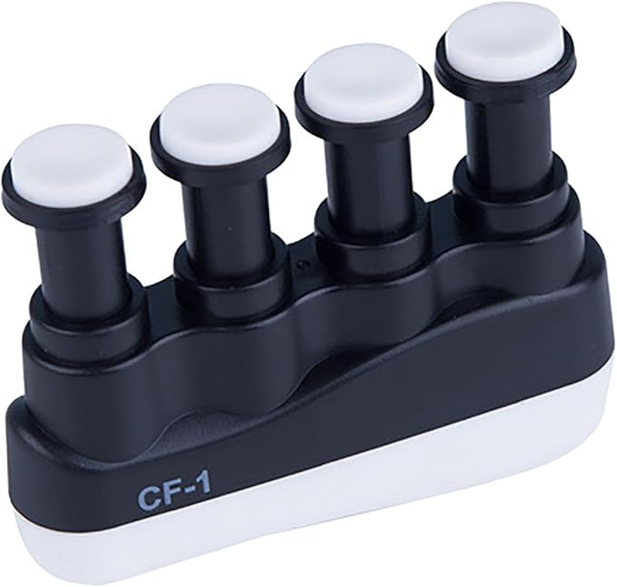 Finger Strengthener - Hand Grip Trainer for Piano, Guitar, Bass, Ukulele, Zither and More - Plastic Material, Lightweight and Portable - Improve Finger Flexibility, Strength and Span - Relieve