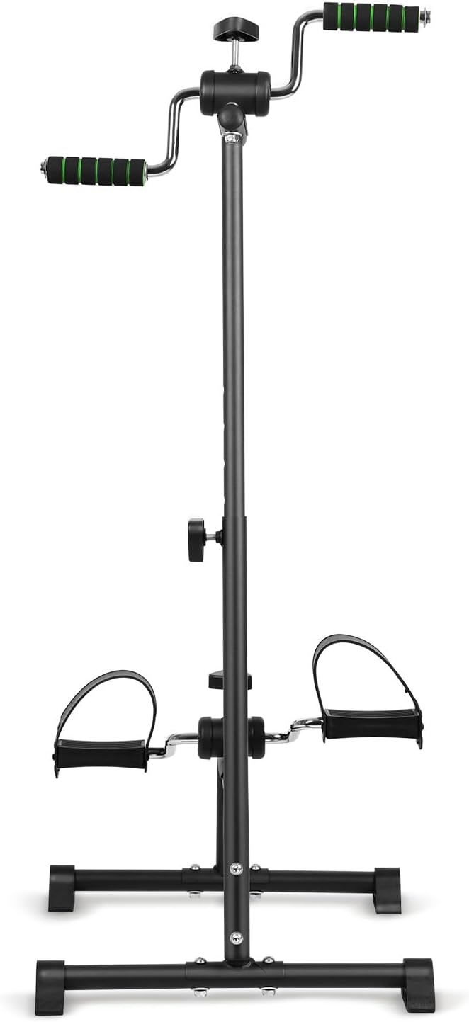 Pedal Exerciser Bike, Elderly Exercise Bike, Hand Leg and Knee Peddler, Adjustable Fitness Equipment for Seniors, Elderly Home Pedal Exercise Bike for Whole Body