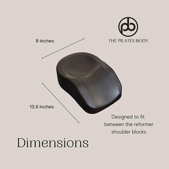 Pilates Reformer Pillow – Reformer Accessories – Head and Neck Support Pillow – Fits Merrithew, Stott, Aeropilates Reformer Machines – Workout Accessory