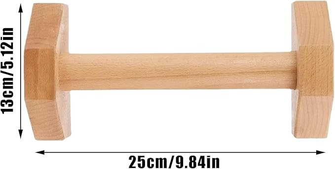 2 Pcs Wooden Push Up Bars Stands with Non-Slip Base, Wooden Calisthenics Equipment for Strength Training, Push Up Stands for Men and Women