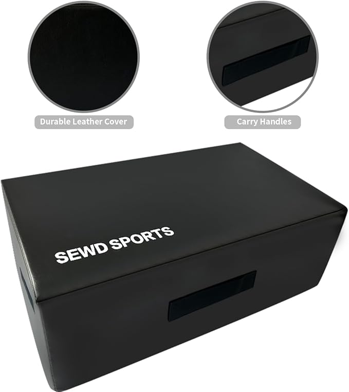 Pilates Sitting Box for Pilates Reformer by SEWD - Pilates Equipment for Home Gym and Professional Studio Use, Pilates Reformer Accessory for Pilates Exercises