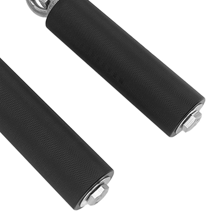 Pull Up Handle Cable Attachment with TPR Rubber Coated Grip, Anti - Slip Weightlifting Gym Equipment Handle - Comfortable Strength Training, Portable Fitness Accessory for Home o