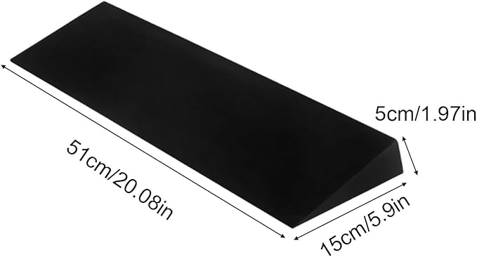 Squat Wedge Block, Slant Board, 20° Slant Board for Heel-Elevated Weightlifting & Calf Stretching, Yoga Foam Ramp, Home Gym Accessories to Improve & Stability