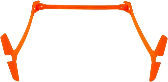 SUPVOX Adjustable Foldable Football Hurdle Speed Agility Training Equipment Orange Plastic Track Hurdles for Soccer Players Practice