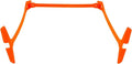 SUPVOX Adjustable Foldable Football Hurdle Speed Agility Training Equipment Orange Plastic Track Hurdles for Soccer Players Practice