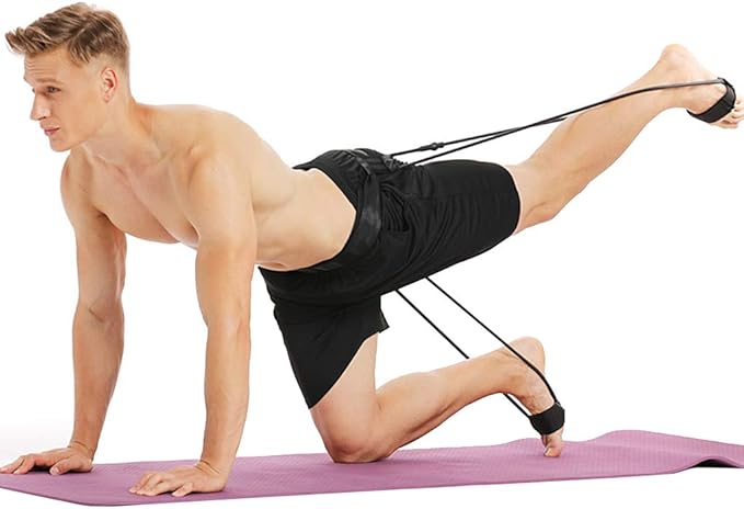 Jumping Trainers Jump Resistance Bands Vertical Bounce Trainer Leg Resistance Bands Set Basketball Football Strength Muscle Workout Yoga Boxing Power Training Tennis Leg Agility Training Strap
