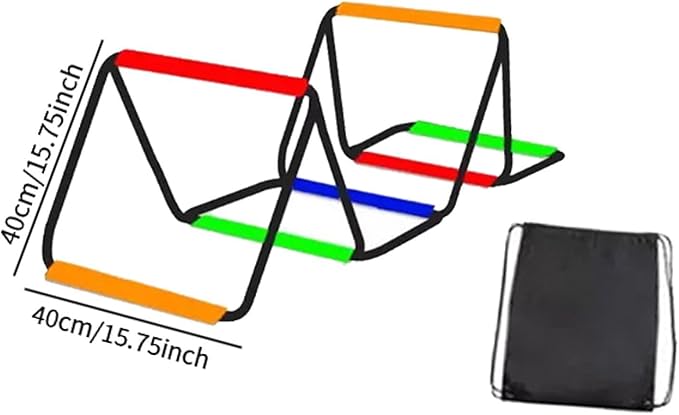 Portable Agility Ladder for Soccer and Volleyball Workout