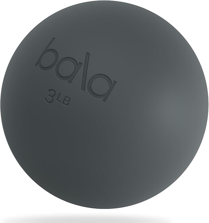 Bala Power Ball, Weighted Toning Exercise Ball for Pilates, Yoga, Home Fitness & More - Workout Ball for Strength & Core Training, Aerobics & Working Out to Improve Balance & Sculpt