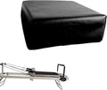Yoga Bolster Pillow – Sponge PU Leather 25x16.5x7cm 160g | Non Slip Ergonomic Pilates Workout Bolster | Supportive Meditation Cushion for Home Travel Yoga Fitness Office Exercise Gym