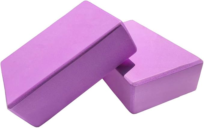 5 Piece Yoga Equipment Set EVA Blocks Cotton Stretching Strap Non Slip Knee Pad Pilates Fitness Kit