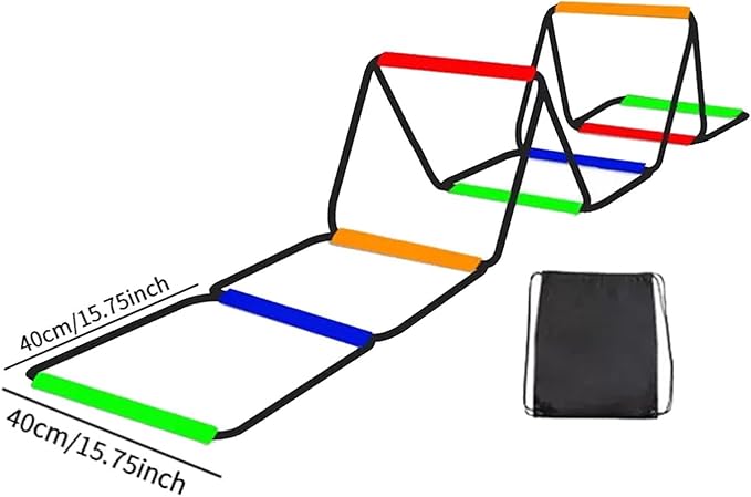 Portable Agility Ladder for Soccer and Volleyball Workout