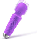 LUMIO Body Back Relaxation Massager - Mini - Travel - 9 Speeds 19 Modes - for Back - Foot - Arm Muscle Relaxation ((Purple))