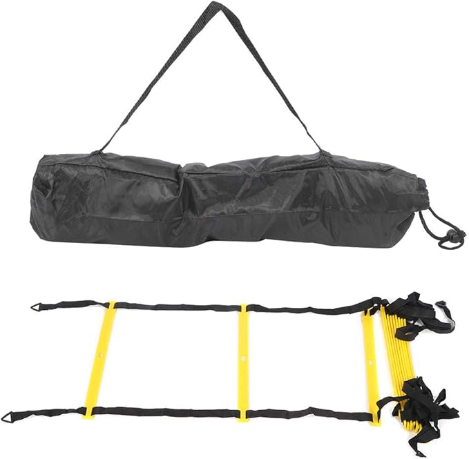 Agility Ladder Speed Training Equipment, 12 Rung 16.4ft Soccer Training Equipment, Football Accessories for Running Competition, Football Training, Warm up and Speed Reinforcement