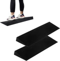 Squat Wedge Block, 2 Pack Lightweight Eva Non-Slip Slanting Yoga Pilates Wedge, Adjustable Squat Footrest Tilt Plate, Portable Lacing Board for Calf Stretches Weightlifting Recovery Training