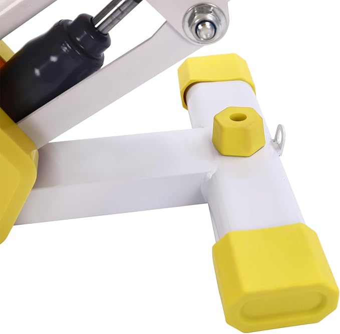 Mini Stepper for Exercise, Mini Fitness Stepper with 330.69lbs Max Load Capacity, Workout Stepper Machine for Home Workout Equipment, Step Machine with Two Resistance Bands
