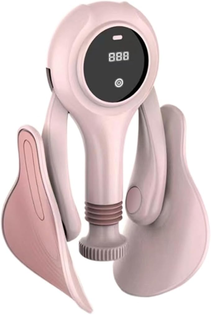 Smart Pelvic Floor & Inner Thigh Exerciser | Postpartum Recovery, Pelvic Alignment & Leg Toning | 5-Level Resistance, Smart Counter, 360° Swivel, Thickened EVA Cushions