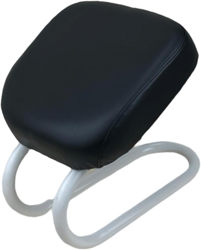 Colaxi Meditation Stool for Adults, Meditation Bench Kneeling Stool, Ergonomic Portable Chair with Anti Slip Cover, Adjustable Prayer Bench Seat for Home Studio Praying Yoga, Style D Black