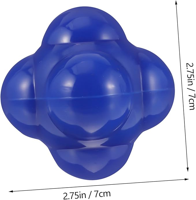Hexagonal Agile Training Ball for Fitness Sports Reaction Ball Enhancing Hand Eye Coordination Speed Reflex and Footwork Agility for Athletes