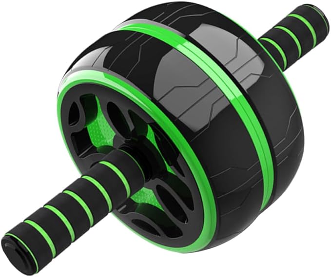Alipis Abdominal Exercise Roller Wheel with Steel Tube Thickened Pvc, Silent Fitness Abdominal Wheel for Core Training, 1pcs Ab Roller for Home Workout and Strength Training