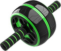Milisten Abdominal Exercise Roller Ab Wheel for Fitness with Steel Tube and Pvc Thickened Wide Wheel, Silent Core Trainer for Home Workout and Strength Training