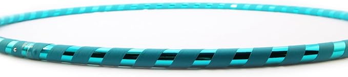 Weighted Beginner Fitness Hula Hoop for Adults - Exercise Hoop for Weight Loss & Core Workout - Large Diameter Hoop for Easy Learning - Handmade in USA - Multiple Sizes & Colors