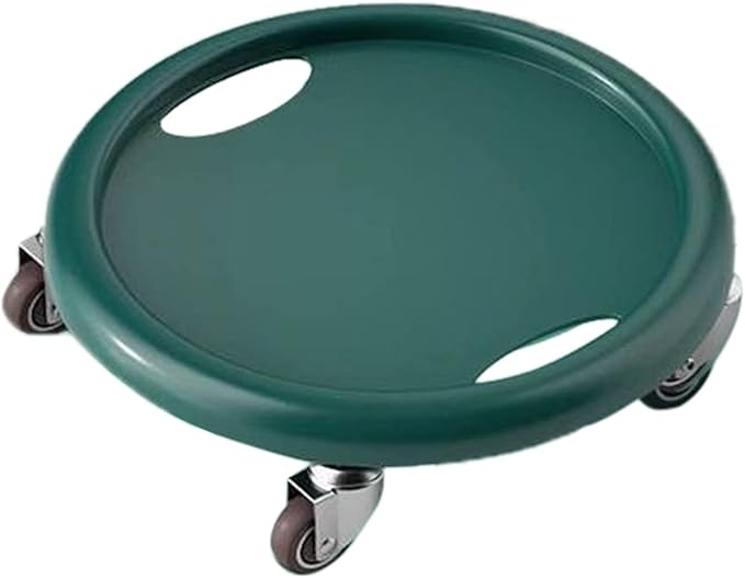 Core Slider Abdominal Training Tool Workout Sliding Disc Ab Slider with 4 Rollers Portable Exercise Equipment for Home Gym Fitness Training Dark Green