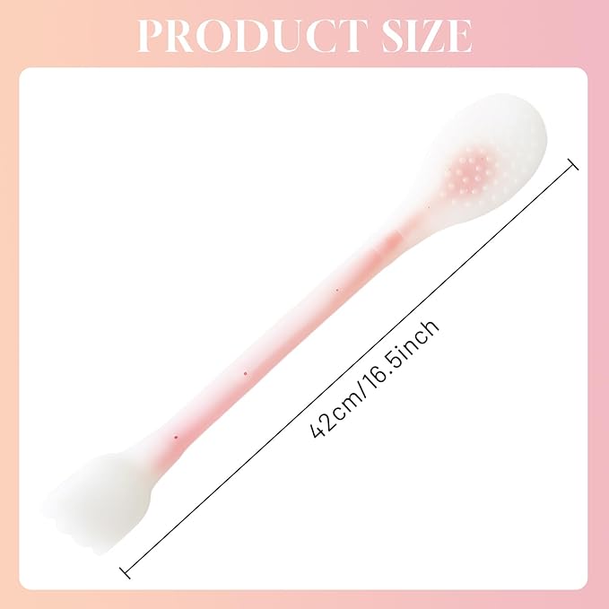 GSHOW Manual Back Massager Long Handheld Silicon Massage Hammer for Shoulder Back Soreness Relief, Massaging Whole Body Legs Arms