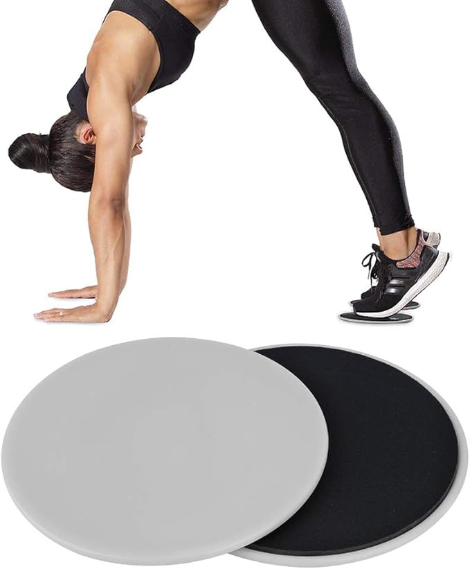 DAN&DRE 2PCS Exercise Sliding Disc, Fitness Core Slider, Sports Full Body Training
