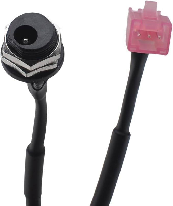 290160 DC Power Jack Wire Harness, Compatible with NordicTrack, ProForm, FreeMotion, Epic Elliptical Machines – Replaces Lower Power Port Connector, 11.8in Cable