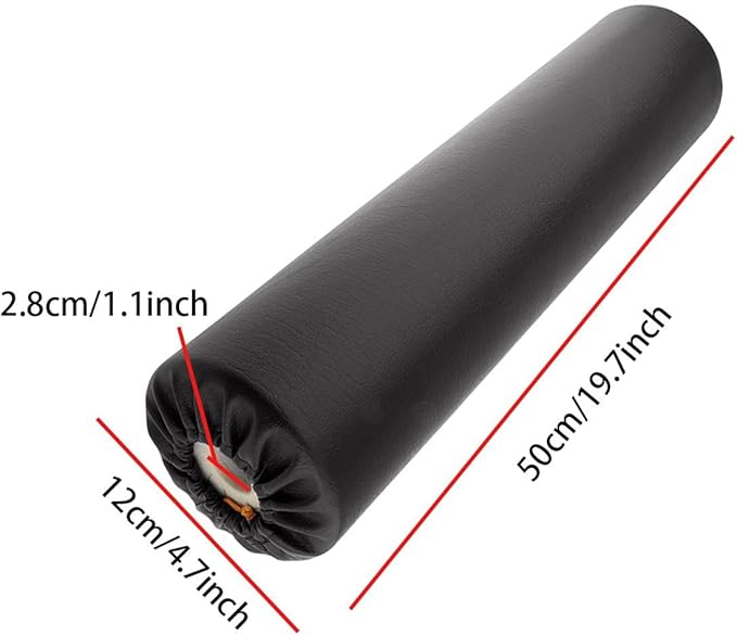 SM SunniMix Foam Foot Pad Roller Sponge Cover Replacement Ankle Pad Roller Sponge Sleeve for Exercise Machines Leg Exercise Equipment