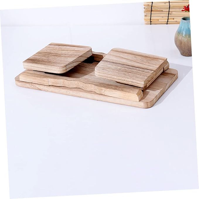 Mikikit Meditation Bench Portable Wooden Kneeling Stool Foldable Zen Stool for Meditation Prayer and Tea Non-Slip Design Lightweight for Home Use