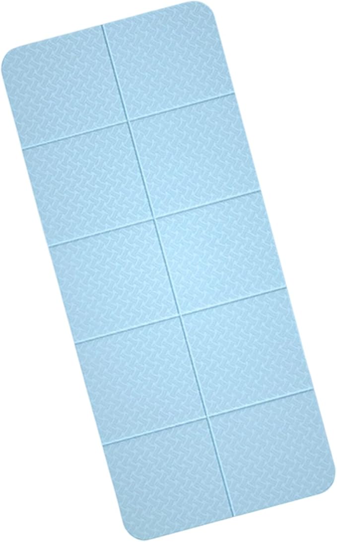 Travel Pilates Mat Nonslip Foldable Gym Workout Mats Fitness Training Pilates Exercise Mat for Women Sports Exercise and for Women