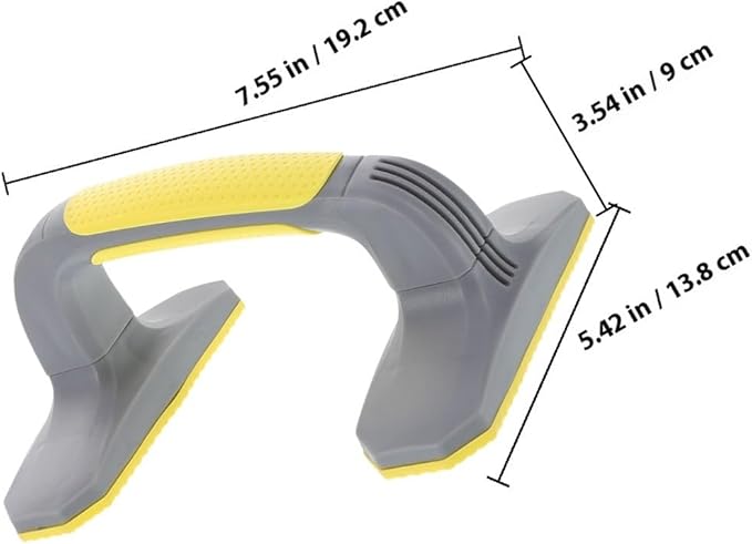 Toyvian Pushup Bars Handles Set for Home Workout, Non-slip Plastic Push up Stands with Ergonomic Grip, Strength Training Equipment for Fitness, Pilates, and Bodybuilding