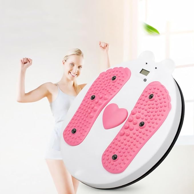SUPVOX Rotating Waist Twist Board Fitness Plate with Magnetic Resistance and Foot Massage for Home Ab Exercise