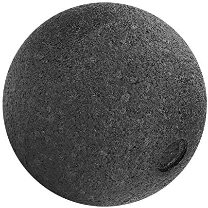 Yoga Massage Ball, Relax Muscles Soft Foam Roller Ball with High Density Foam Structure for Massaging Muscles for Adults for Exercises(Black, 8CM Single Ball)