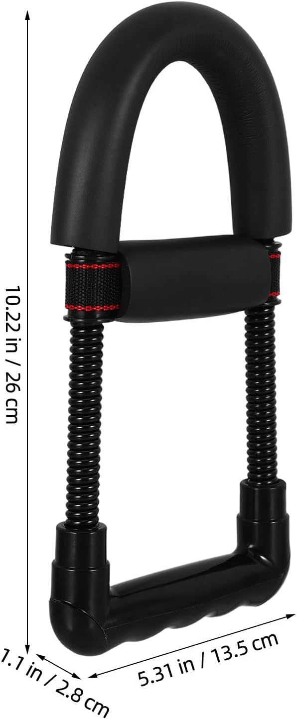 Hand Grip Strengthener and Wrist Strength Training Device, Adjustable Fitness Wrist Exerciser for Men, Black Color with Carry Case, Forearm Workout Tool for Strength Building