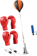 Boxing Reaction Ball Reflection Training Equipment Adjustable Height for Kids Adults Boxing Punching Bag for Fitness Exercise, Style C