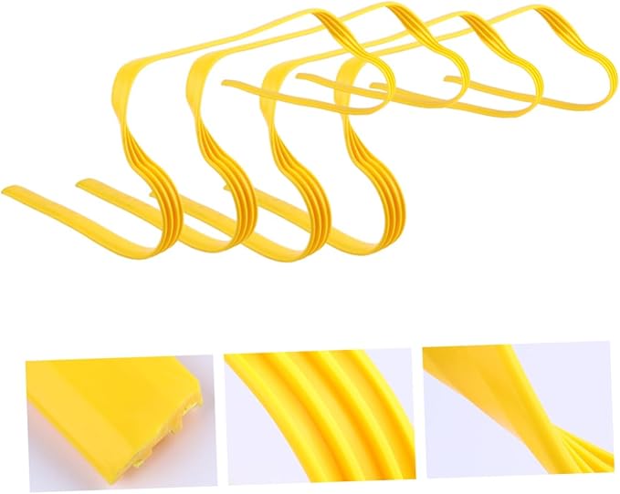 4Pcs Agility Training Hurdles Soccer Equipment for Speed Flexibility Coordination Durable Weatherproof Design for Outdoor Sports Activities