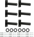 Weight Plate Holder, Steel Wall Mounted Weight Plate Rack Storage for 2" Weight Plate, Mounting Hardware Included