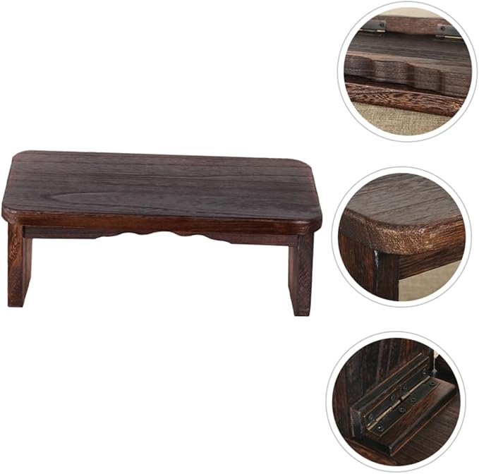 SUPVOX Meditation Bench Wooden Seat Zen Stool for Kneel Sit Yoga Headstand Bench Non-Slip Load-Bearing