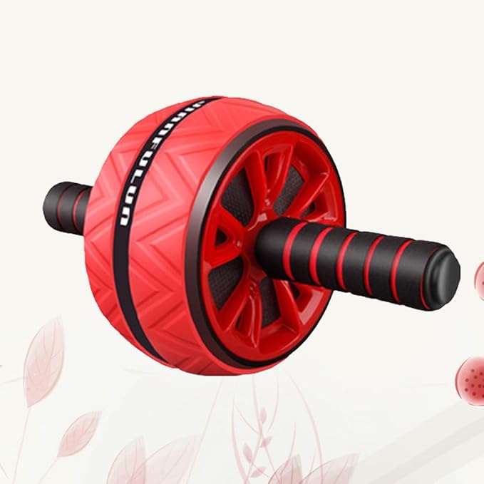 Zerodeko Fitness Ab Roller Wheel Double Wheel Ab Core Workout Roller with Silent Operation for Home Gym Abdominal Training and Core Strengthening Exercises