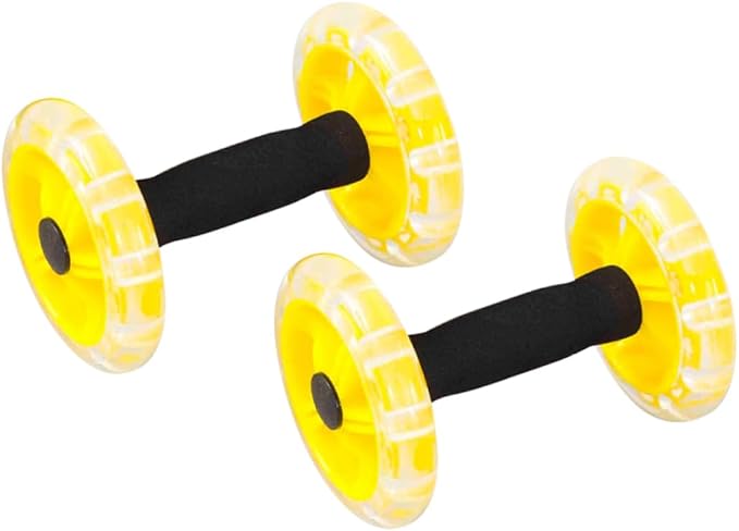 BESPORTBLE Twin-Wheel Ab Roller for Core Strengthening Sturdy Fitness Device Non-Slip Grip Suitable for Home Workouts and Weight Loss