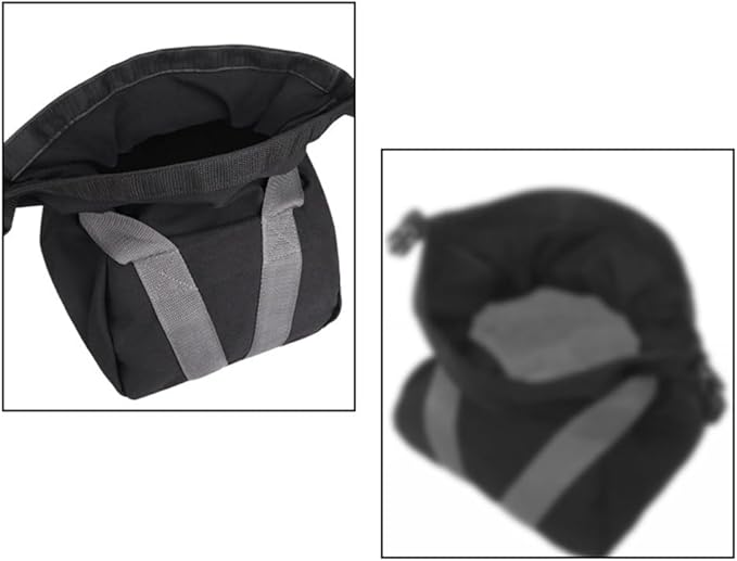 Adjustable Canvas Sandbag for Fitness Home Training, 0-35 lbs Weighted Workout Bag with Ergonomic Handle, Compatible with Yoga Strength Exercise